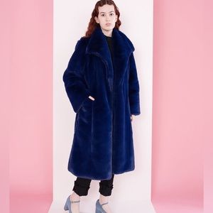 Samantha Pleet Sovereign Coat in Midnight
